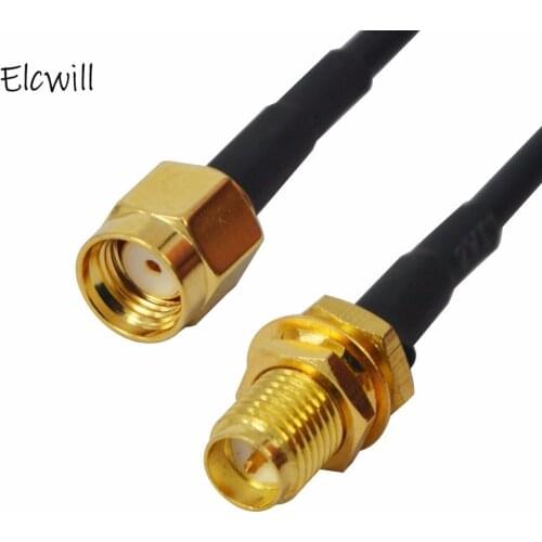 3/6/ 9M RP-SMA RP SMA WIFI Antenna Extension Cable Wire for Wireless Wi-Fi Router Adapter