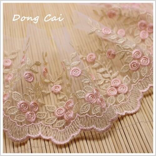 3 yard lace fabric high quality lace ribbons Lace Trim Sewing Craft Embroidered Lace for DIY baby doll clothing dress accessory