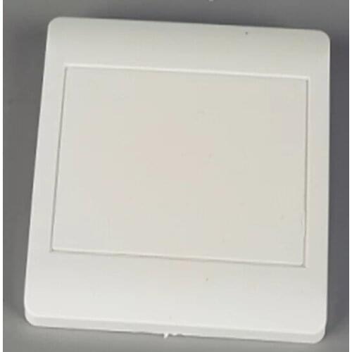 30 pcs blank face plate 86 type ABS material white color front panel factory wholesales fiber optic ftth network wall mount tel