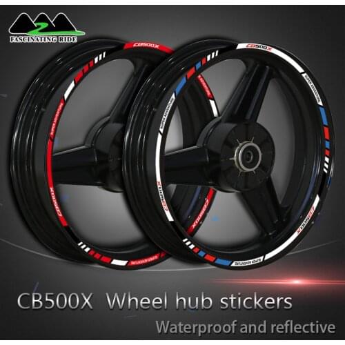 Motorcycle accessories for Honda cb500x motorcycle wheel hub sticker retrofit waterproof rim edge Decal