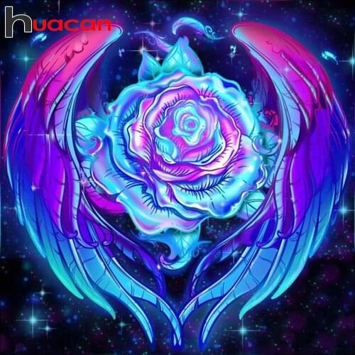Huacan 5D DIY Diamond Mosaic Embroidery Flower Full Diamond Painting Cross Stitch Art Decoration For Home