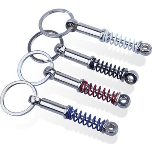 Car Keyring Piston Shock Absorber Shape Keychain Decoration Key Chain Pendant Auto Fashion chaveiro para carro Automobile