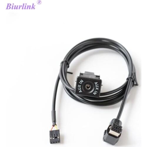 Biurlink Car Radio IPBUS Input AUX-IN 3.5MM Aux Cable Audio Adapter for Pioneer Headunit IP-BUS