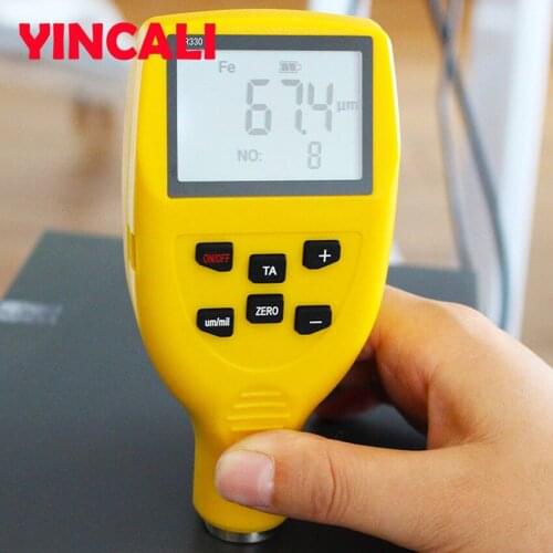 Fast Shipping Dual-use Coating Thickness Gauge DR330 Paint spray powder Coating Thickness Tester Large Measure Range 0-2000um