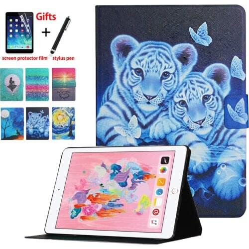 For iPad 7th Generation Case Cover 10.2 2019 For iPad Pro 10.5 Air 3 2019 Funda Coque Cartoon Protective Folio Skin Shell +Gift