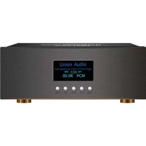 Dual ESS ES9038pro Full Balance Decoder Vacuum Tube IIS DAC Amanero USB module DSD256 PCM384KHz Large scale FPGA