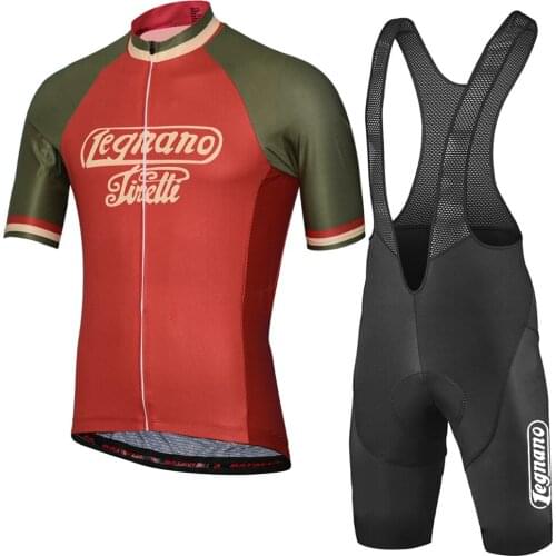 Classic Retro Summer Mens Pro Team Cycling Jersey Set Road Bicycle Short Sleeve MTB Bike Clothing Maillot Ciclismo