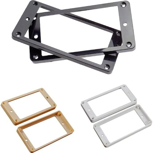 Tooyful 2pcs/set Curved Humbucker Pickup Frame Mounting Rings 7x8.5mm for Neck&Bridge Pickups