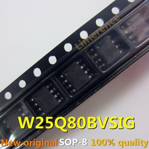 5-10-20PCS W25Q80BVSIG SOP-8 25Q80BVSIG 25Q80BVSSIG 25Q80 SOP8 SMD New and Original IC Chipset