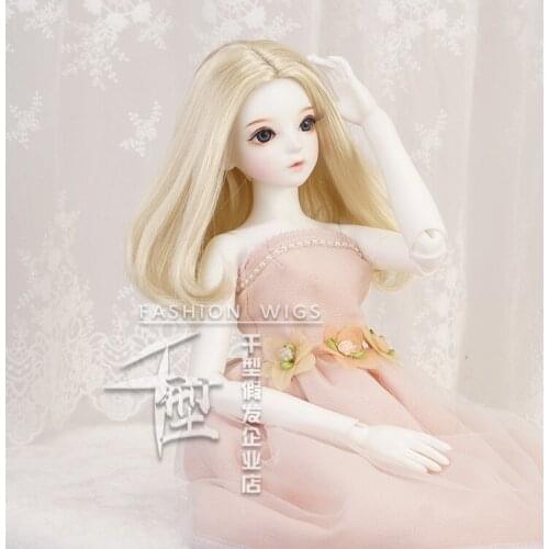 Wig For Doll BJD size 5-6 inch 1/4 1/3 1/6 high-temperature Curly wig ChicLine Chloe girl Doll BJD Lovely Wig in beauty