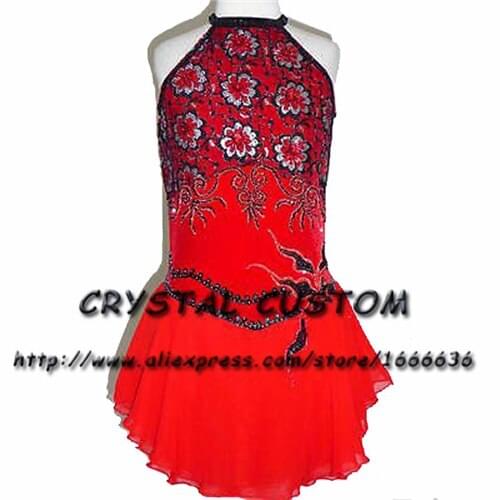 Figure Skating Competition Dress For Children Graceful New Brand Ice Skating Dresses For Kids Custom DR3933