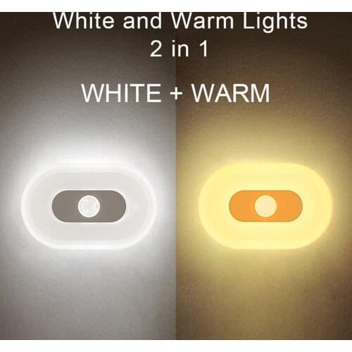 Nice Wireless Night Lights Motion Sensor Bedroom Night Lamp Kitchen Cabinet Light Staircase Closet Room Aisle Lighting Wall Lamp