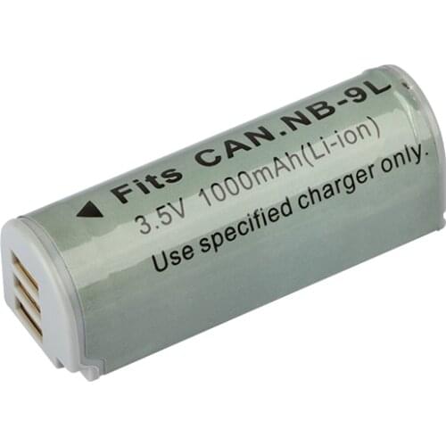 Dinto 1pc 3.5V 1000mAh NB-9L NB9L NB 9L Replacement Digital Camera Li-ion Lithium Battery for Canon IXUS 1000 1100