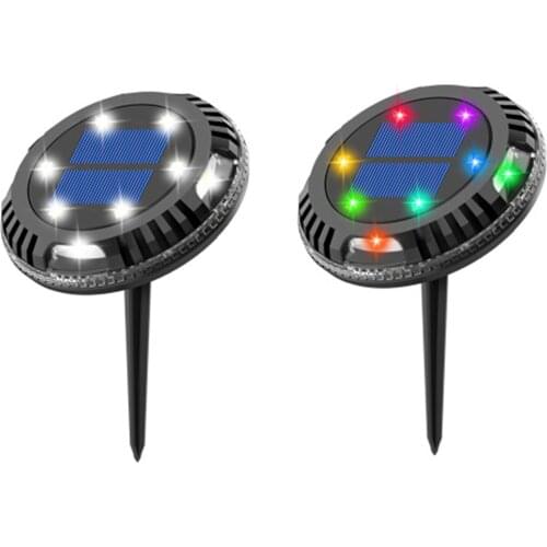 Solar Lights Outdoor LED Solar Garden Pathway Light IP65 Waterproof Colorful Change Landscape Light For Lawn Patio Yard Walkway