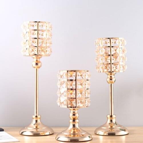 XINCHEN Decorative Crystal Candlesticks