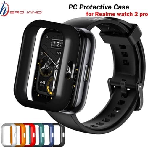 PC Hard Edge Protector Case For Realme Watch 2 Pro Smartwatch Shell Frame Sport Smart Watch Protective Bumper Cover Accessories