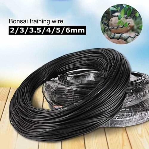 1 Roll Metal Aluminum Wire Bonsai Modeling Material Aluminum Wire Gardening Tools Pot Bonsai Shape Aluminum Wire 2/3.5/4/5/6mm