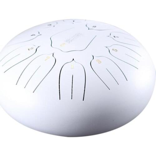 11 Tone 12 Inch Ethereal Drum Empty Drum Steel Tongue Drum Lotus Tongue Square Tongue Empty Spirit Drum Kit For Music Therapist