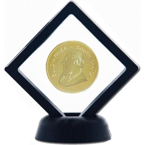 1967 South Africa Saudi Africa Krugerrand 1OZ Gold Coin Paul Kruger Token Value Collectible Coins W/ Plastic Frame
