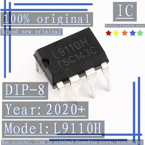 2020+100% Brand new original 10PCS-50PCS L9110H DIP-8 H-bridge driver/full-bridge driver/motor driver chip