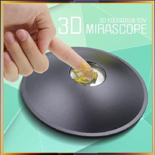 3d Magic Mirror Sight Sight Illusion Creator Phantom Black Hologram Maker Parabolic Reflector Children Science Fun Teaching Aids