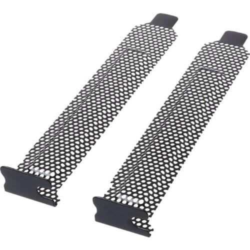 5PCS Ventilation Deflector PCI Slot Cover Frame Chassis Bits Block Cooling Fan Dust Filter Ventilation PC Computer Case Metal