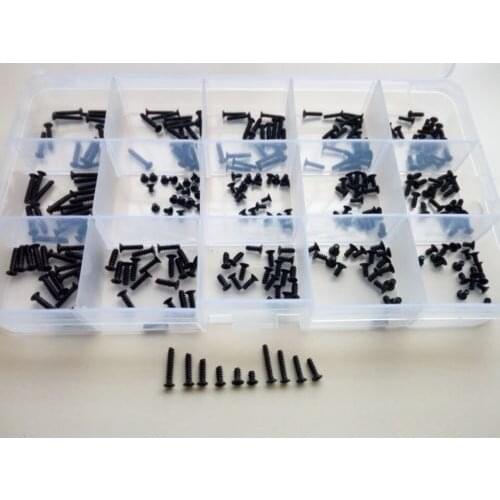 610pcs M1-M2.3 Phillips Countersunk Sheet Metal Screw Flat Tail Self-tapping Bolt