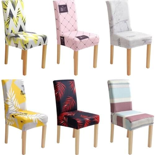 Airldianer Color Chair Cover Spandex Stretch Elastic Slipcovers Stretch Chair Covers For Dining Room Kitchen Wedding Banquet Hot