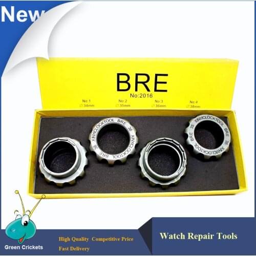 Free Shipping 34mm/35mm/36mm/38mm 4pcs/set Steel Watch Back Opener,Watchmaker Watch Back Case Opener Tools Kit