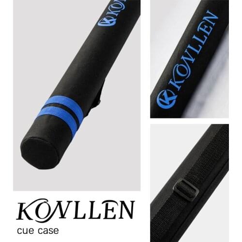 KONLLEN Billiard Case 2 Holes Tube Shape Canvas Oxford Pool Cue Bag New Arrival 1/2 Billiard Cues Bag Cylinder for Dropshopper