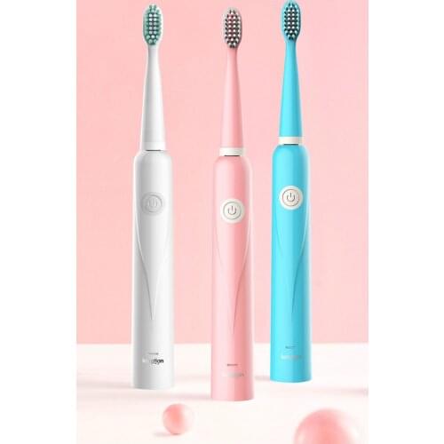 Sonic Electric Toothbrush USB Fast Rechargeable Adult Waterproof Smart Tooth Brush Ultrasonic Automatic Toothbrush,4 Brush Free