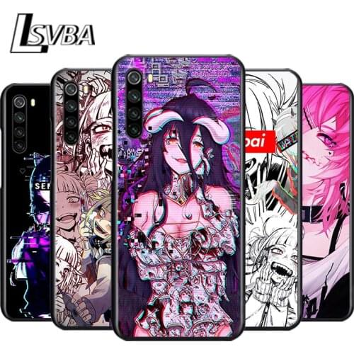 Sad Anime Aesthetic Senpai for OPPO Reno 2 Z 2Z 2F 3 4 4Z 4F 4SE 5 Pro 4G 5G ACE 10X ZOOM F7 A5 A9 2020 Soft Black Phone Case