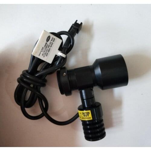 Used original Imported IHVB-24IR-850 coaxial optical C-mount telecentric lens with point light source