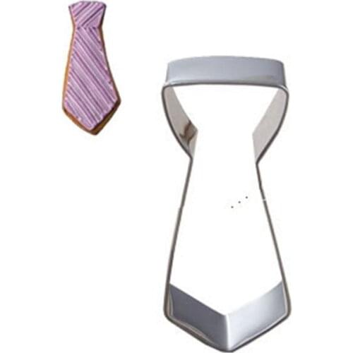 Tie Cookie Tools Cutter Mould Biscuit Press Fondant Stainless Steel Discount Coupon Kitchen Gadgets Best Selling Baking Mold