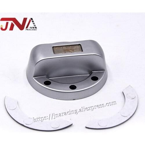 ABS fuel cap for Racing Car Black/Silver Engine Tank Cap Cover
