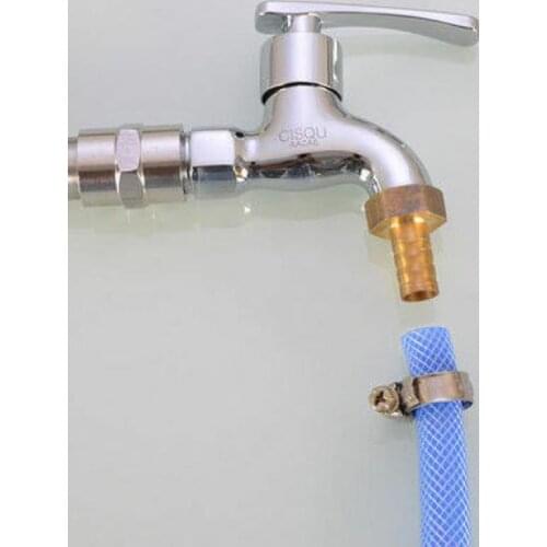 1/2 " Brass Barb Hose Fitting BSP Garden Mender End Repair Male Female Connector