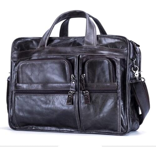 JOYIR Mens Business Handbag Laptop Bag Shoulder Crossbody Male Bags Large Capacity Office Briefcase for A4 Document Man Totes