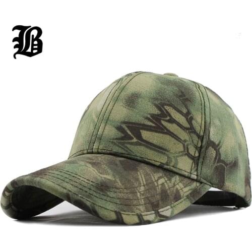 [FLB] Mens Snapback Camouflage Tactical Hat Army Tactical Baseball Cap Head Camouflage Caps Sun Hat Hats for Men and WomenF221