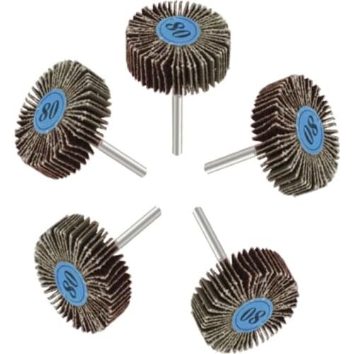 10Pcs Dremel Accessories Sandpaper Sanding Flap Polishing Wheels Sanding Disc Set Shutter Polishing Wheel For Rotary Power Tool