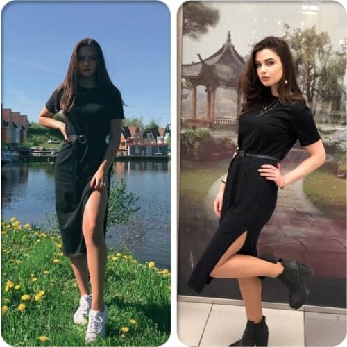 Dresses For Women 2021 Elegant Wedding Plus Size T Shirt Summer Beach Boho Sexy Party Bodycon Vintage Cotton White Black