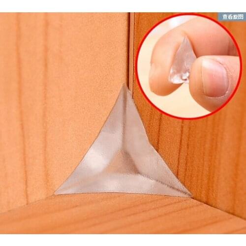DUST proof pad for Cupboard box cabinet corner 14mm nook anti dust dust-free prevention transparent clear plug cover