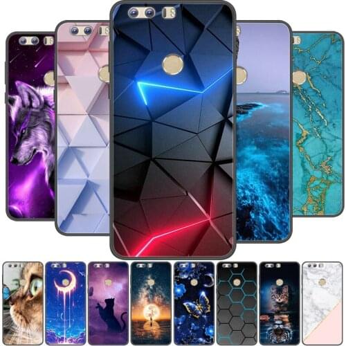 For Huawei Honor 8 5.2-inch Case Silicon Back Cover Phone Case for Huawei Honor 8 Cases Soft bumper coque Honor8 FRD-L19 Coques