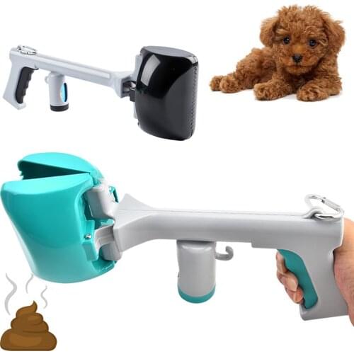 Pet Pooper Scooper for Dog Poop Scooper Jaw Poop Scoop Shovel Pick Up Animal Waste Picker Pet Poop Bags Outdoor Cleaning Tools