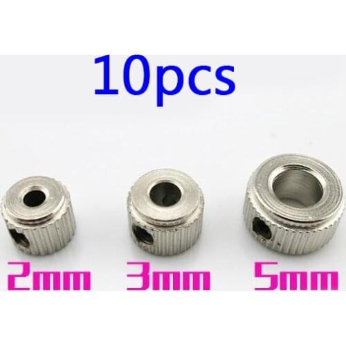 10PCS 2/3/5mm RC Airplane Model Landing Gear Wheel Lock Stainless Steel Rod Axle Stopper Spare Parts For DIY Model