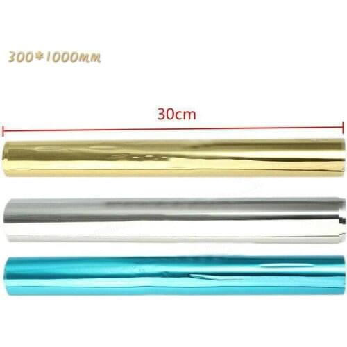 Top One Way Mirror Window Film Vinyl Self-adhesive Reflective Solar Film Privacy Window Tint for Home Blue Silver Glass Stickers