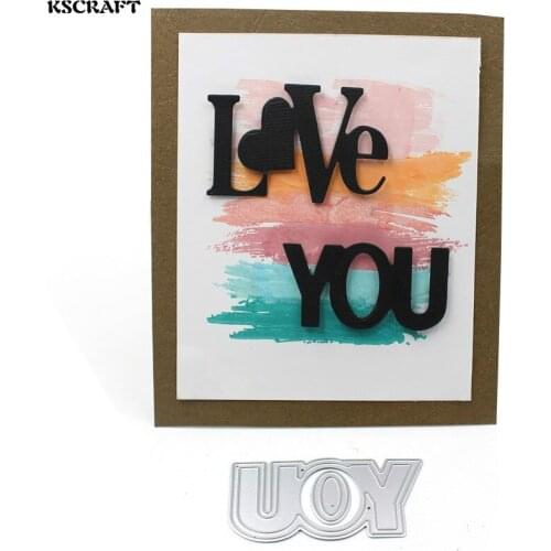 KSCRAFT You Cutting Dies Stencils for DIY Scrapbooking/photo album Decorative Embossing DIY Paper Cards