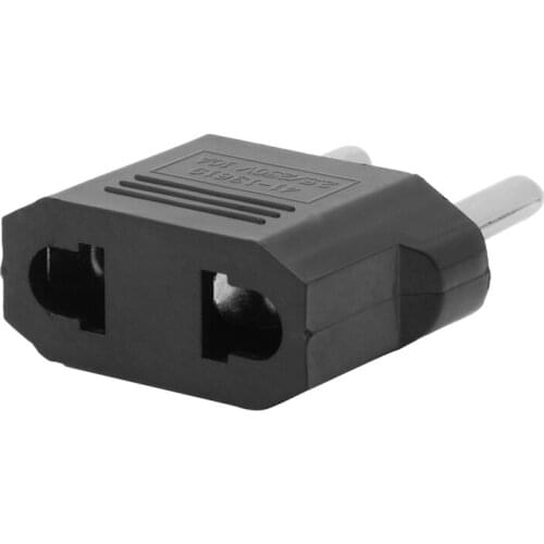 Universal US EU To EU Plug Travel Wall AC Power Charger Adapter Converter P82D