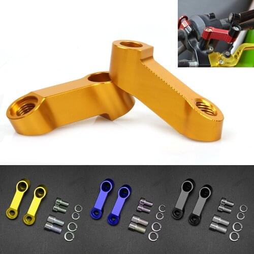 For Honda suziki yamaha Equal Universal Moto Parts 10MM 8MM Motorcycle Rearview Mirrors Extension Riser Extend Adapter