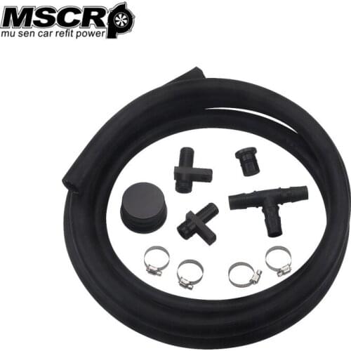 High Quality High Performance Car Accessory PCV Reroute Kit With Upgraded Hose Resonator Plug PCV Rerouting Kit For Chevrolet