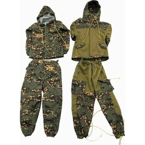 1/6 two camouflage patterns Russian Uniform Special Forces Camo Fit 12" Action Figure Body